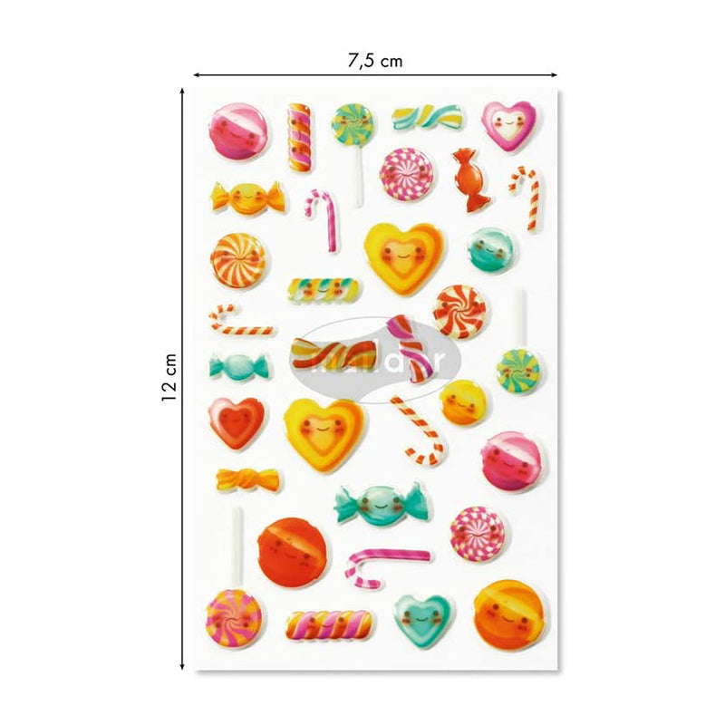 MAILDOR 3D Stickers Cooky Kawaï Candies 1s Default Title
