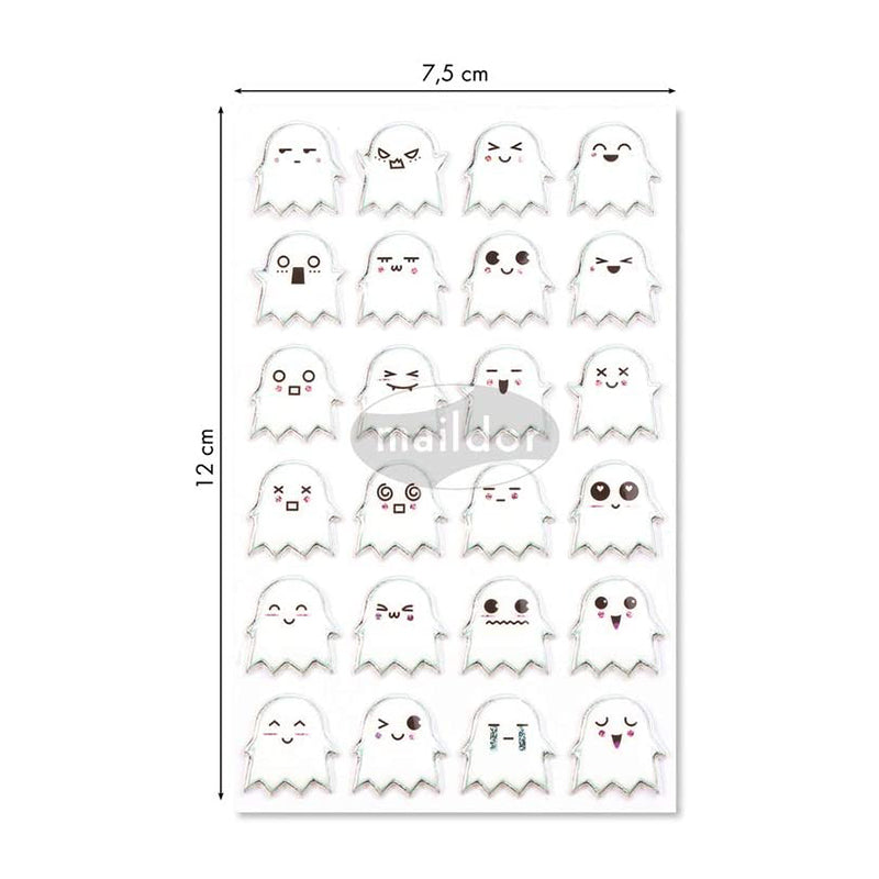 MAILDOR 3D Stickers Cooky Ghosts 1s Default Title
