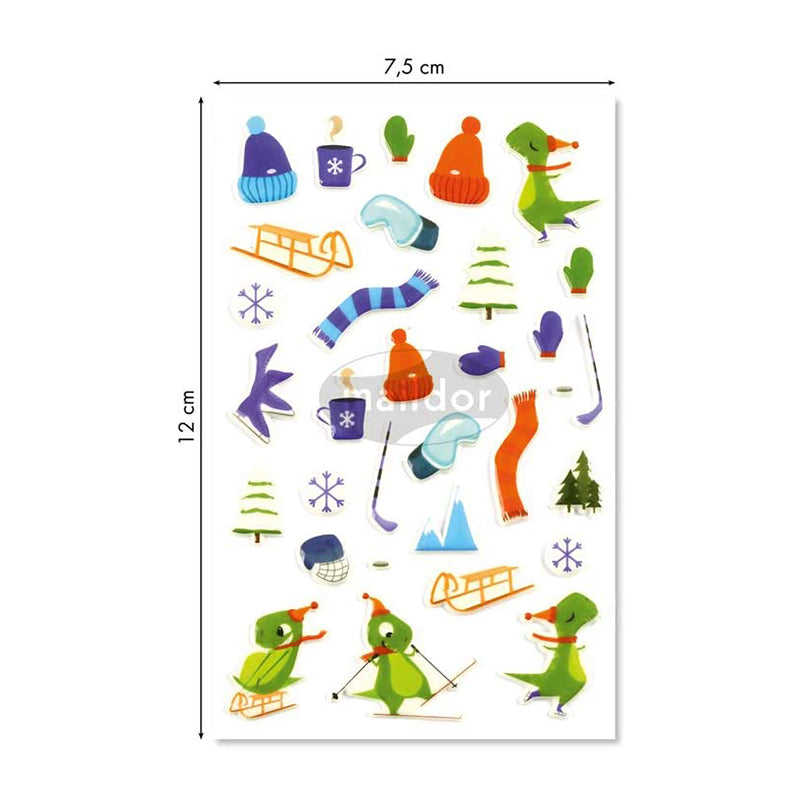 MAILDOR 3D Stickers Cooky Winter sports 1s Default Title