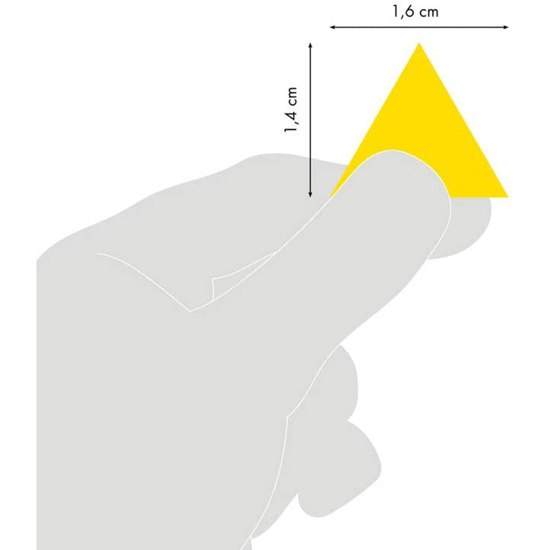 MAILDOR Geo Stickers Initial Triangle 4s