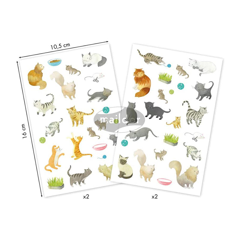 MAILDOR Deco Stickers Mimi Stick Cats 4s
