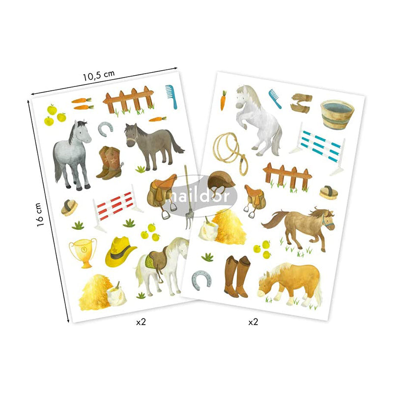 MAILDOR Deco Stickers Mimi Stick Horses 4s
