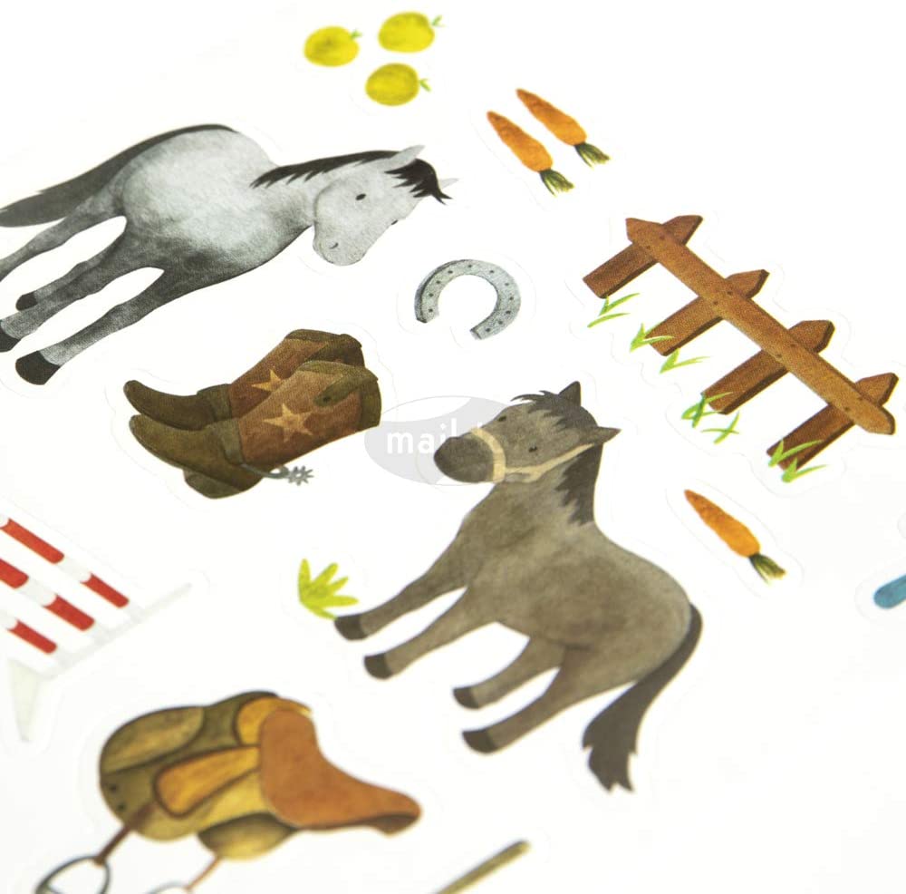 MAILDOR Deco Stickers Mimi Stick Horses 4s