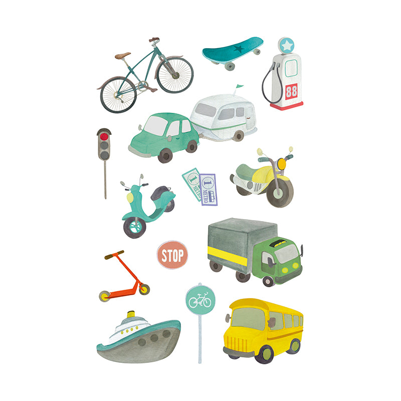 MAILDOR Deco Stickers Mimi Stick Transport 4s