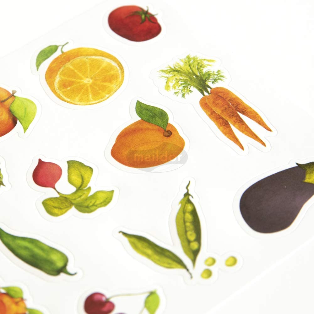 MAILDOR Deco Stickers Mimi Stick Fruit Vege 4s