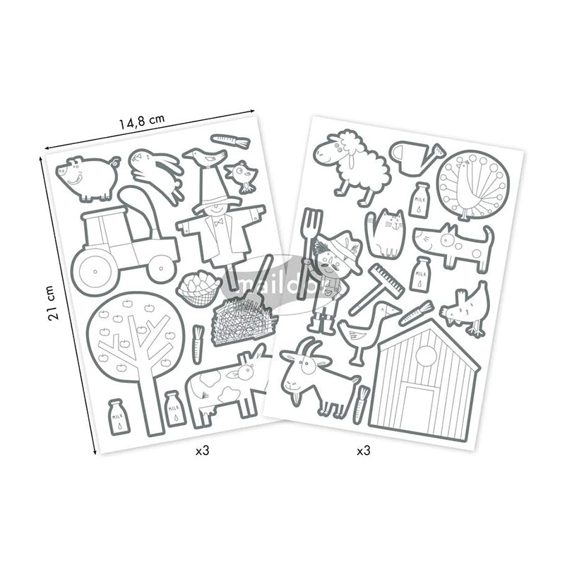 MAILDOR Deco Stickers Color Farm 6s Default Title