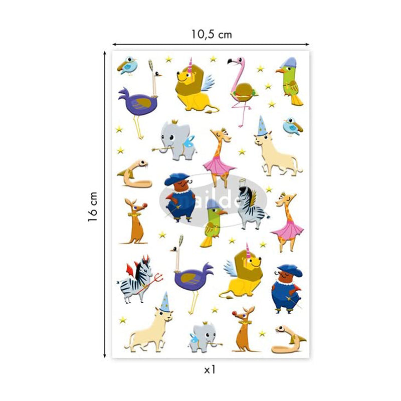 MAILDOR Shiny Stickers Puffy Zoo Party 1s Default Title
