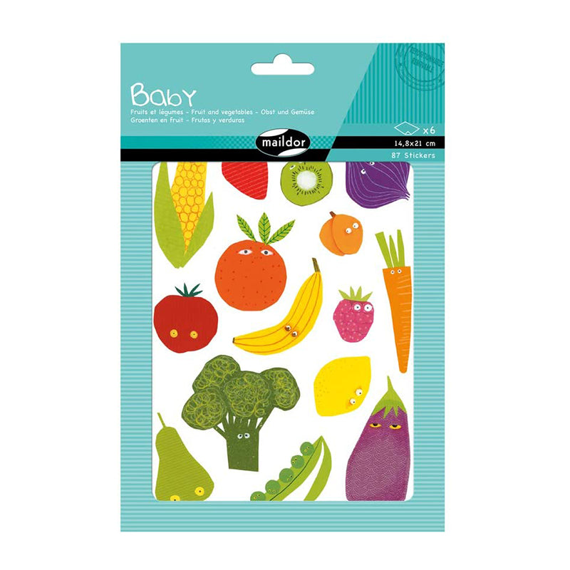 MAILDOR Deco Stickers Baby Fruit & Vegetable 6s Default Title