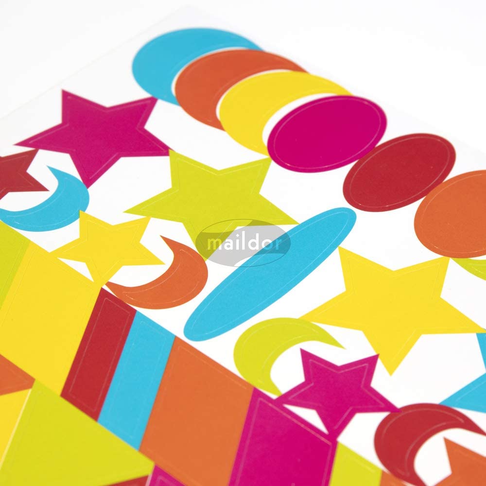 MAILDOR Deco Stickers Baby Intensive Geometric 6s