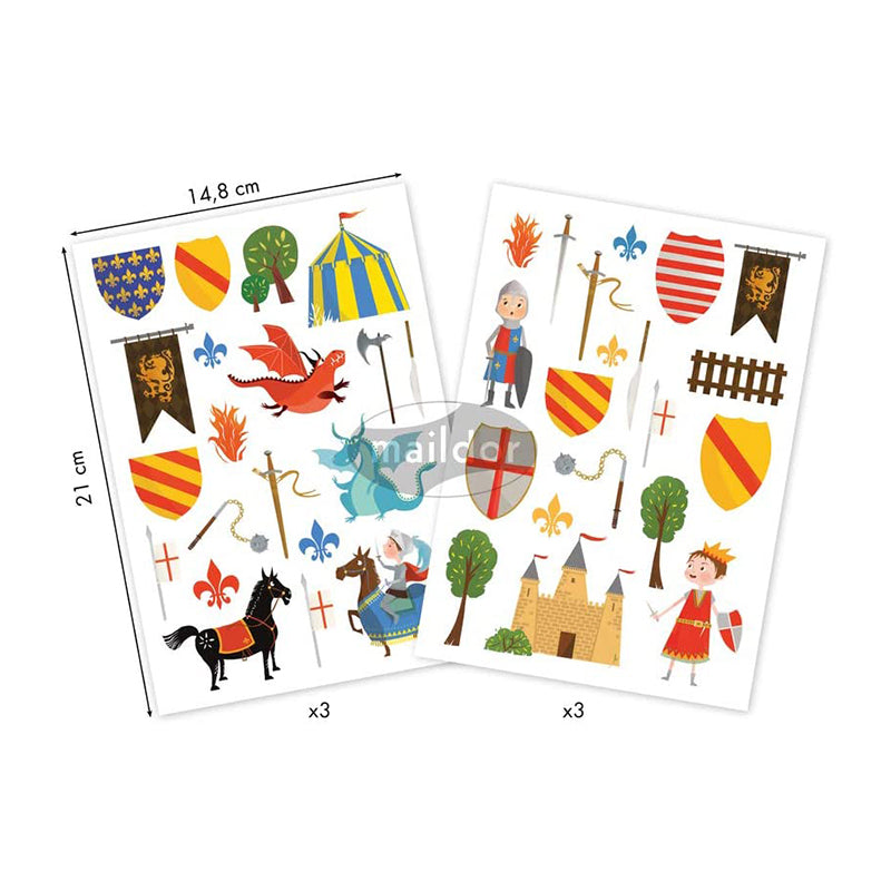 MAILDOR Deco Stickers Dreamy Knights 6s