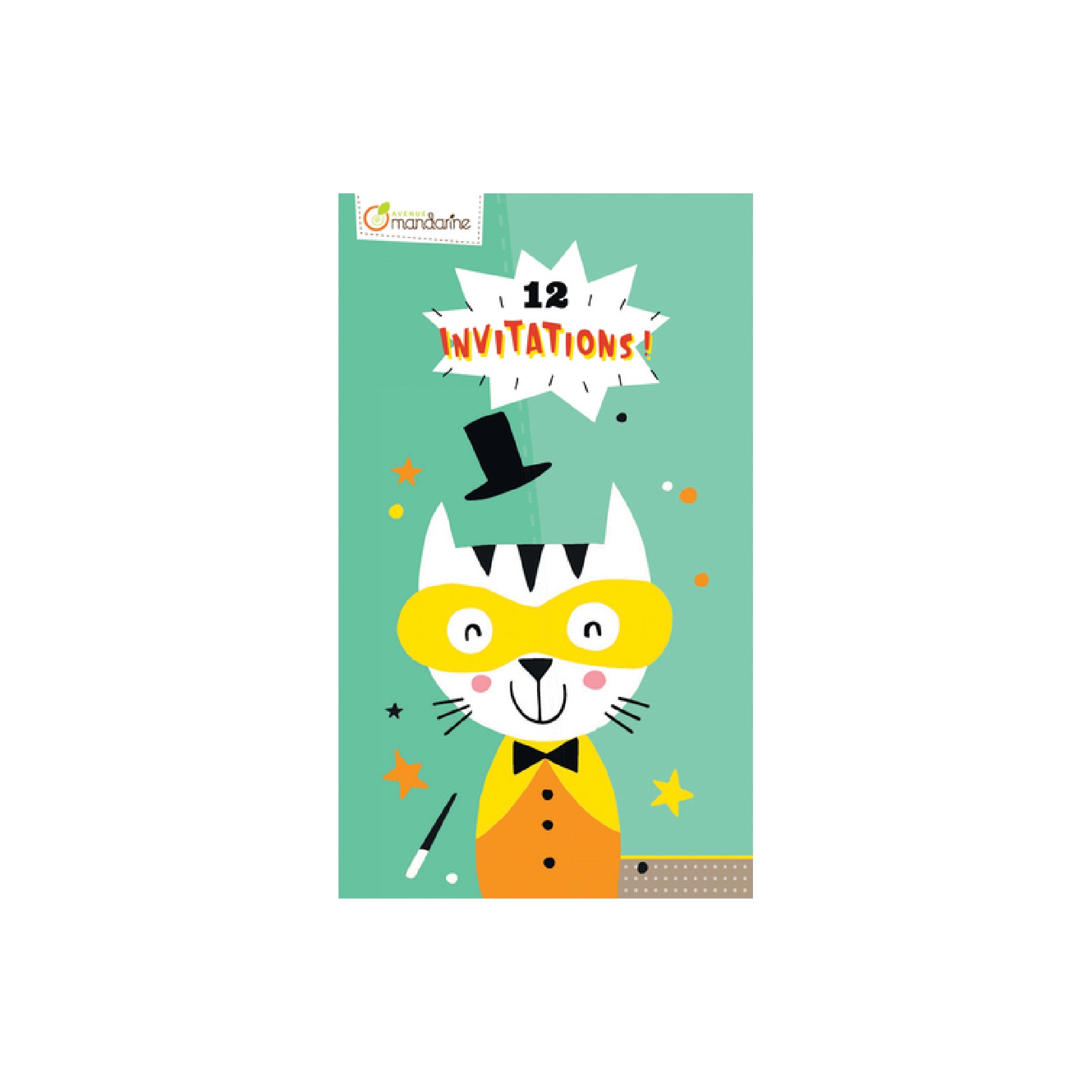 AVENUE MANDARINE Creative Box Invitation Cards Animals Default Title