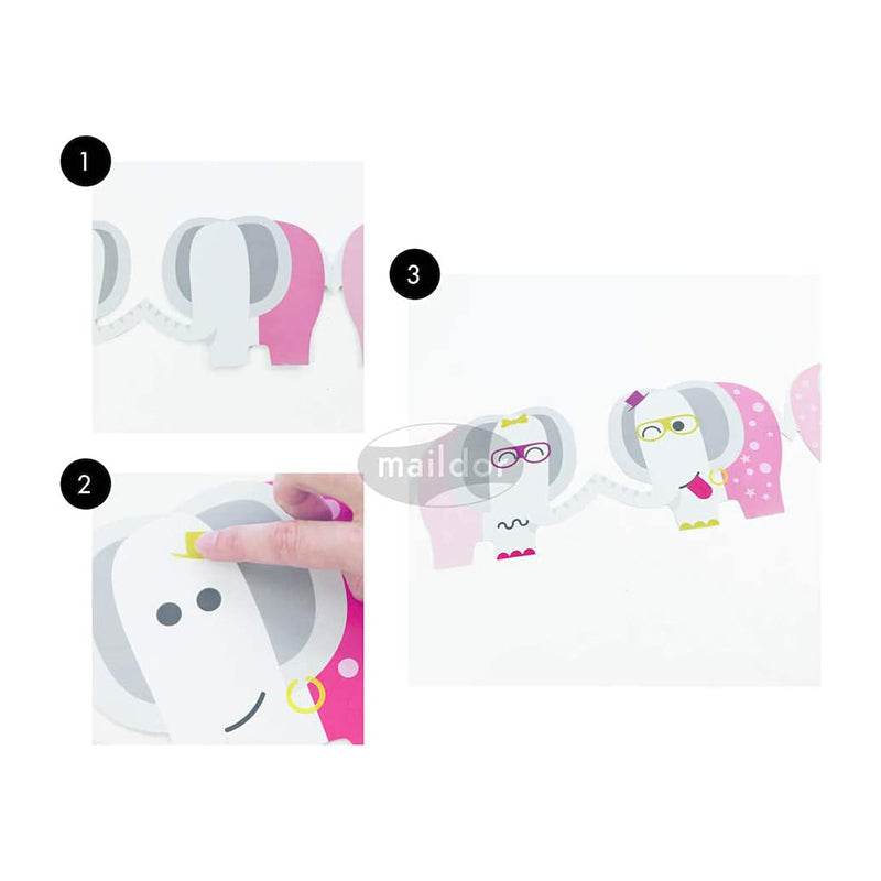 MAILDOR Creative Kits Elephant Garlands To Custom Default Title