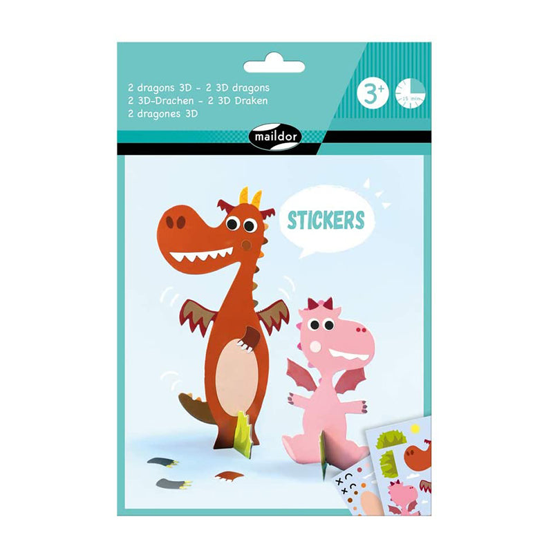 MAILDOR Creative Kits 3D Dragons To Customise Default Title
