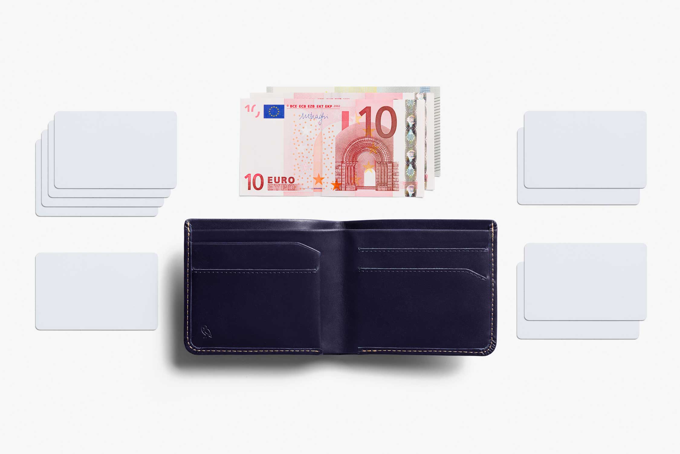 BELLROY The Square Wallet Navy Default Title