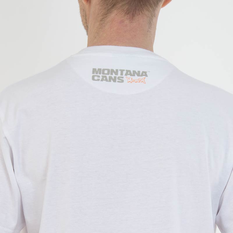 MONTANA T-Shirt Typo+Logo White L