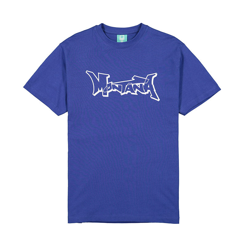 MONTANA T-Shirt Logo Royal Blue XL