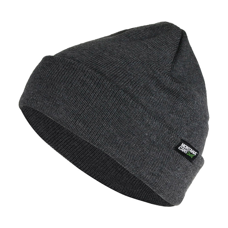 MONTANA Beanie Type+Logo Charcoal