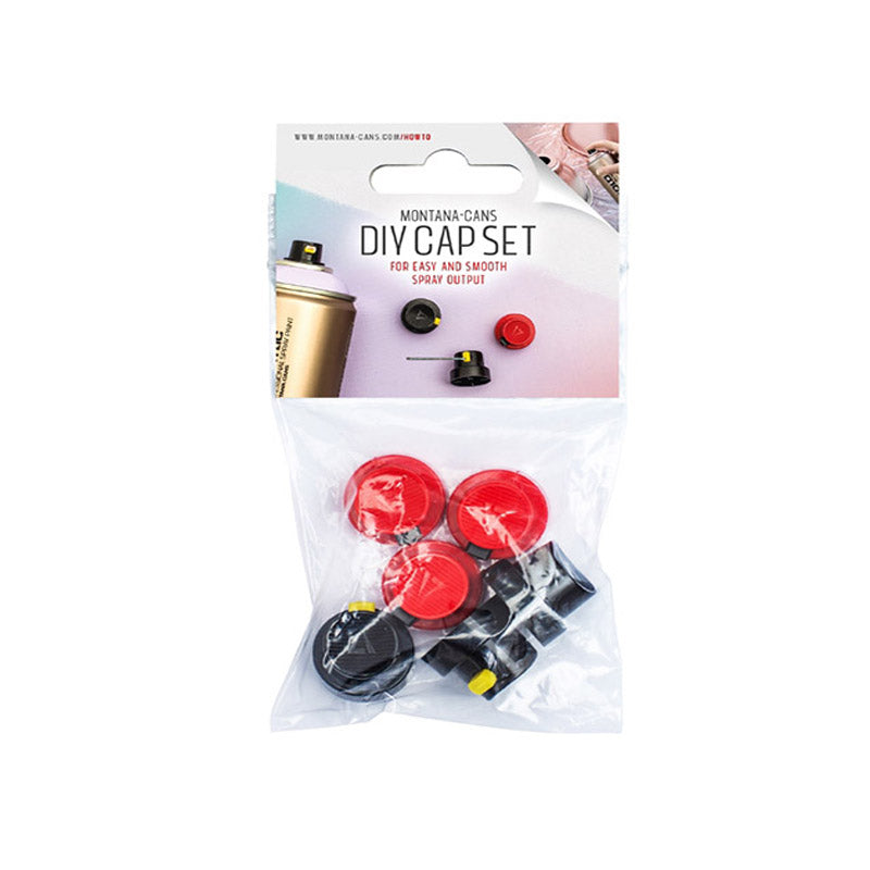MONTANA DIY Cap Set 6pcs Flat Jet Medium/Wide