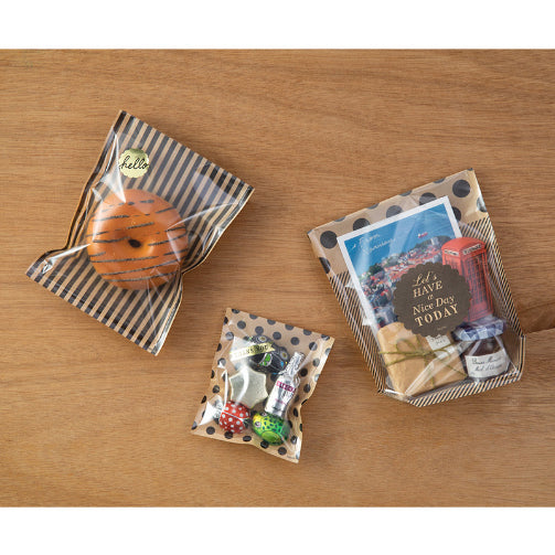 CHOTTO Clear Faced Bag Assorted Pack Black