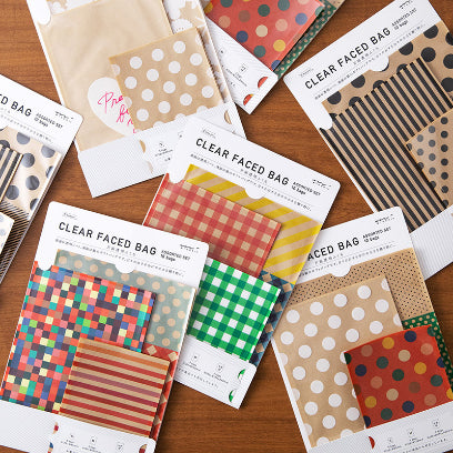 CHOTTO Clear Faced Bag Assorted Pack Check