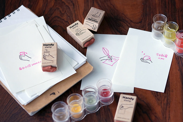 PLAIN Handy Rubber Stamps-D