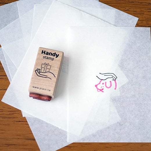 PLAIN Handy Rubber Stamps-F
