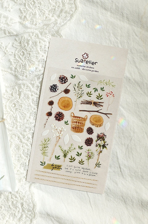 SUATELIER Stickers No.1088: Do Some Garden