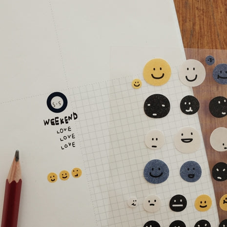 SUATELIER Stickers No.1076: Hu,hu