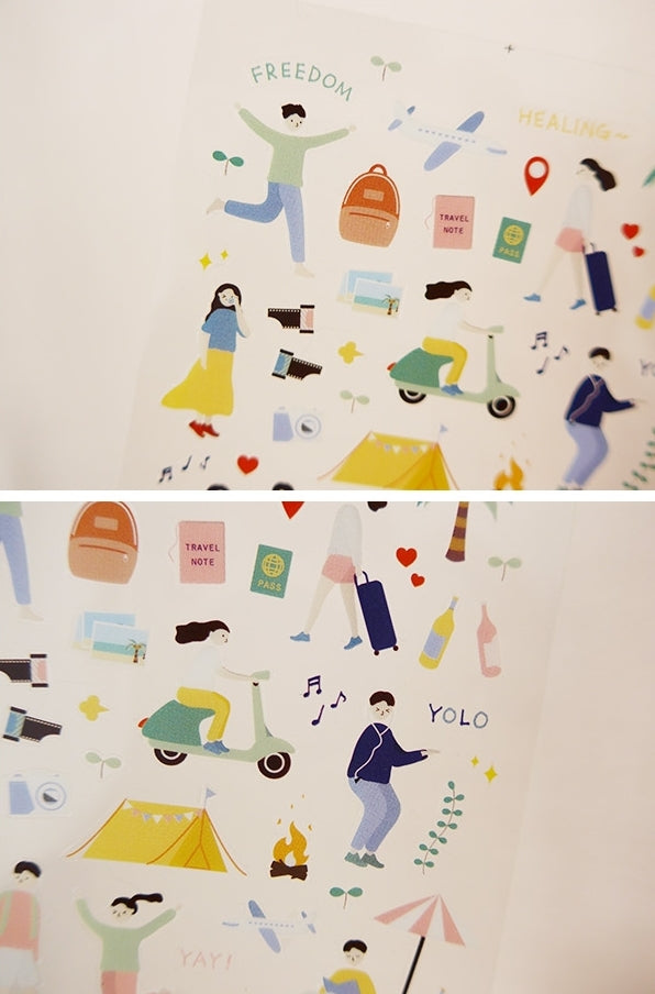 SUATELIER Stickers No.1065: Healing