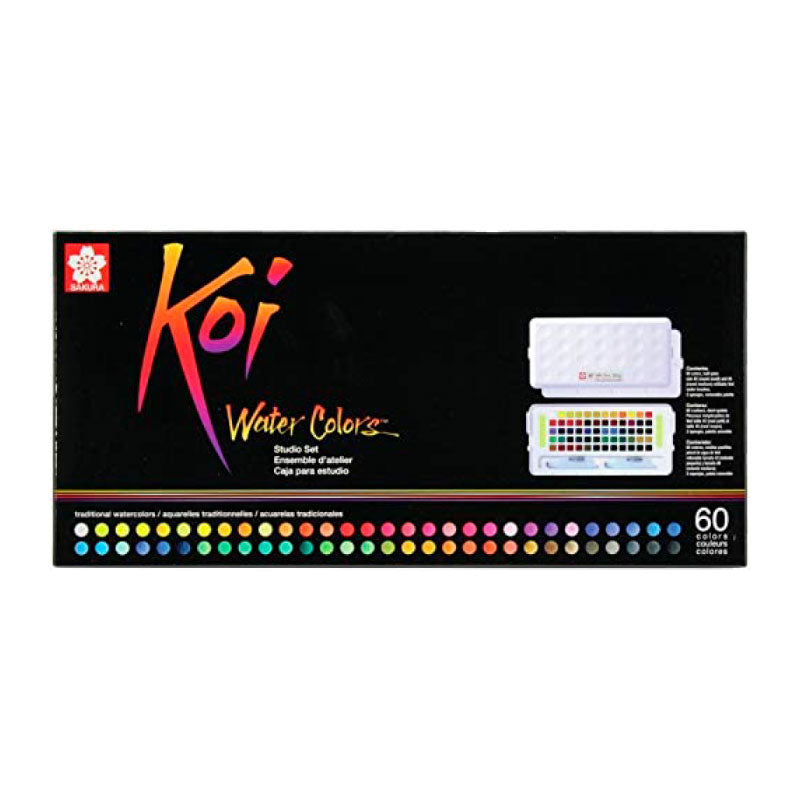 SAKURA Koi Watercolour 60-Col Set XNCW-60N