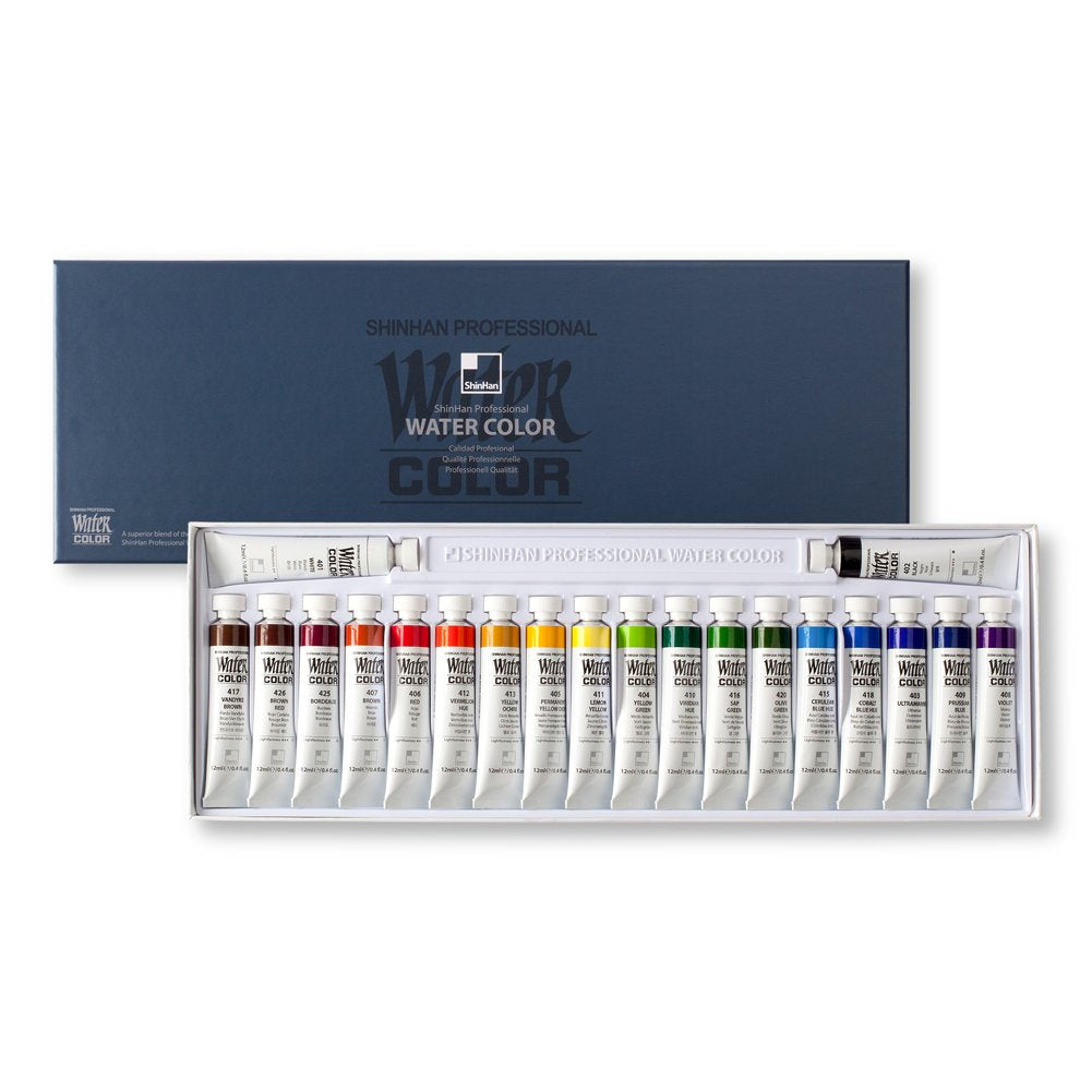 SHINHAN Professional Watercolour 12ml 20 Colours
