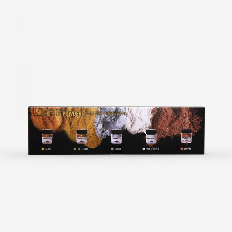 SHINHAN Pro Metallic Powder 30ml 5 Assorted Set