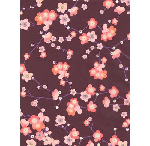 DECOPATCH Paper:Purple 707 Japanese Blossom Default Title