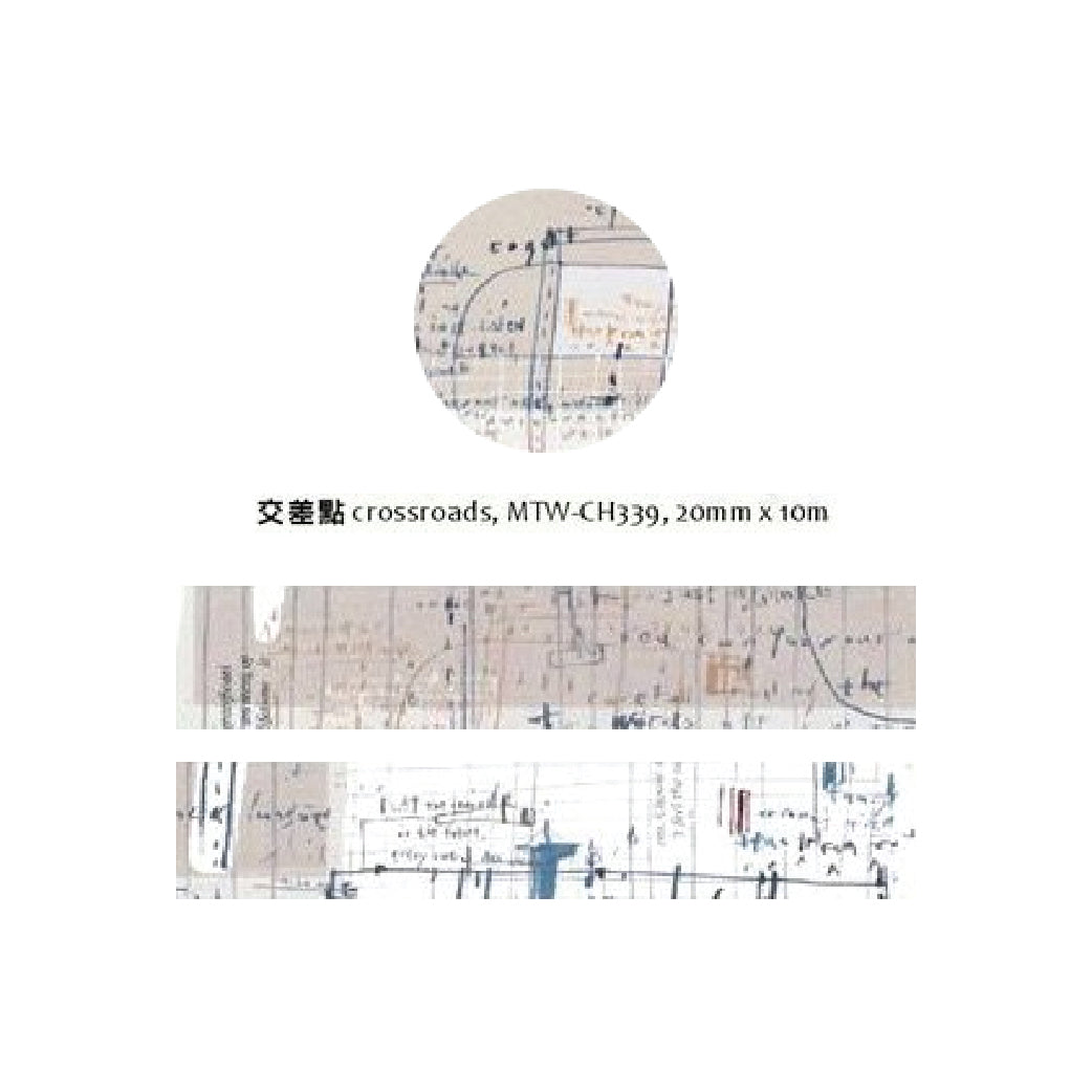 CHAMIL GARDEN Spring 2019 Washi Tape-Crossroads