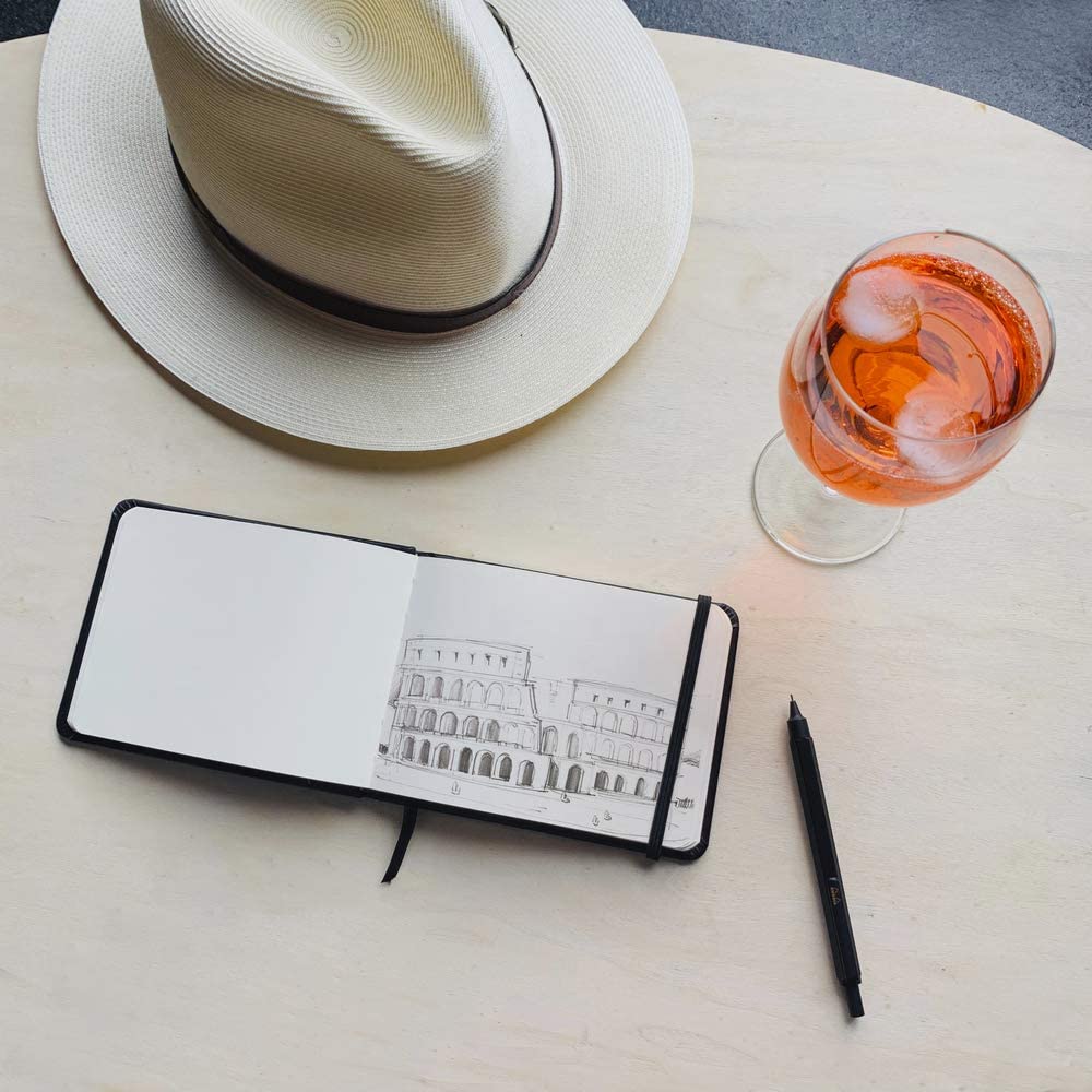 RHODIA Boutique Webnotebook L140x110mm Plain Black Default Title