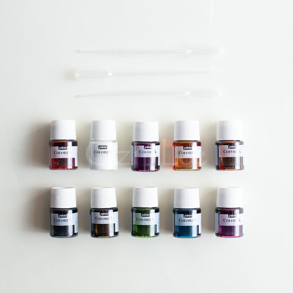 PEBEO ColoreX Ink Manga Kit 10x20ml+3 pipettes