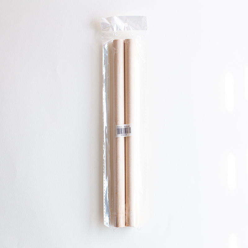 Round Pine Wood Stick 300mmx20mm 2s