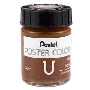 PENTEL Poster Colour 30cc WPU2-Sepia