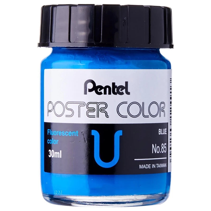 PENTEL Poster Colour 30cc WPU2-Fluorescent Blue