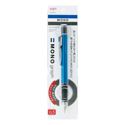 TOMBOW Monograph Grip Mono 0.5mm Mechanical Pencil Light Blue