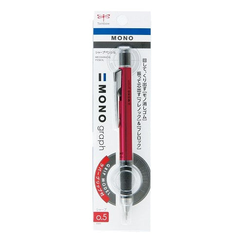 TOMBOW Monograph Grip Mono 0.5mm Mechanical Pencil Shine Pink