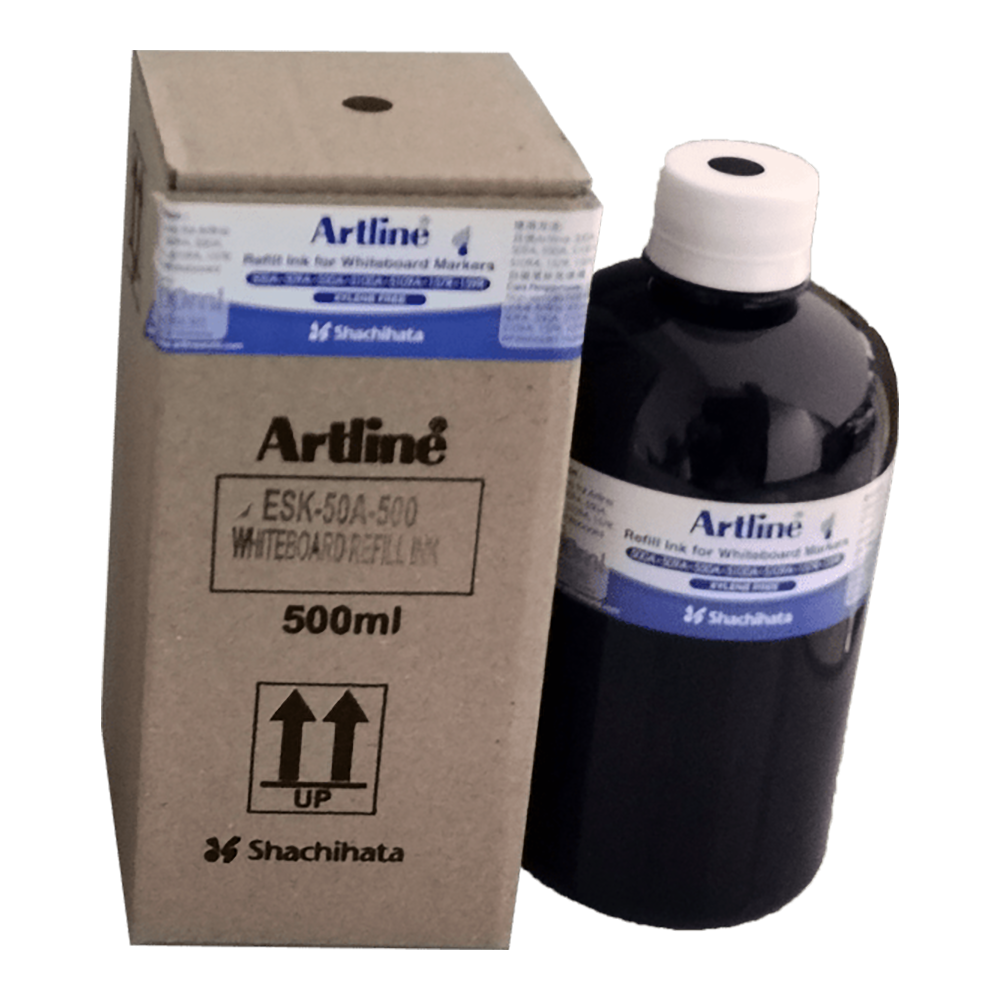 ARTLINE W/Board Ink 500cc-Black