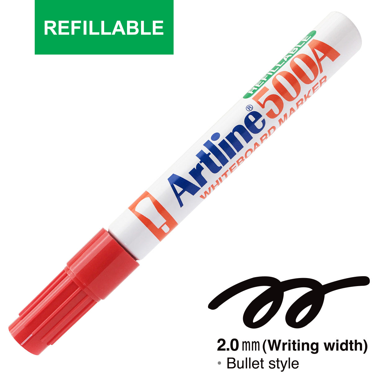 ARTLINE Whiteboard Marker 500 Red BC