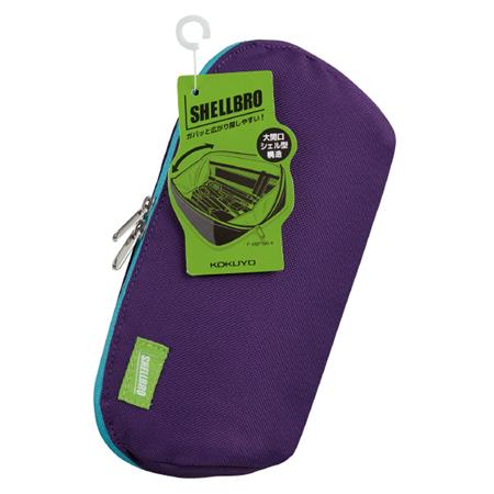 KOKUYO Pen Case Shell Bro F-VBF190 Purple/Green Default Title