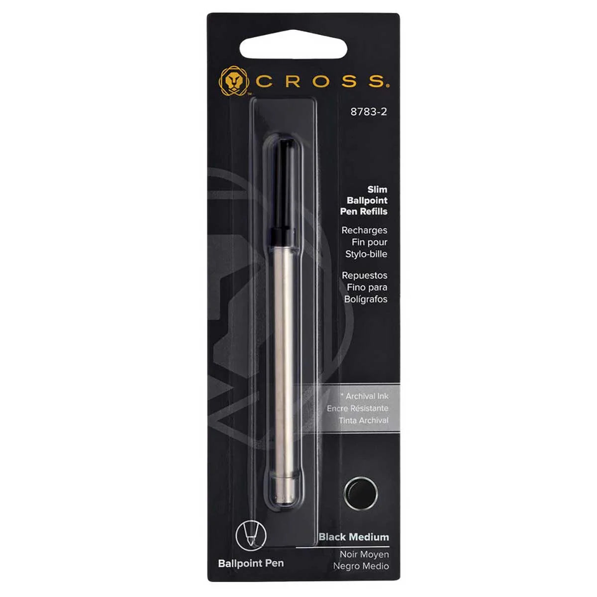 CROSS Ball Pen Refill Slim AT8783-2 M-Black