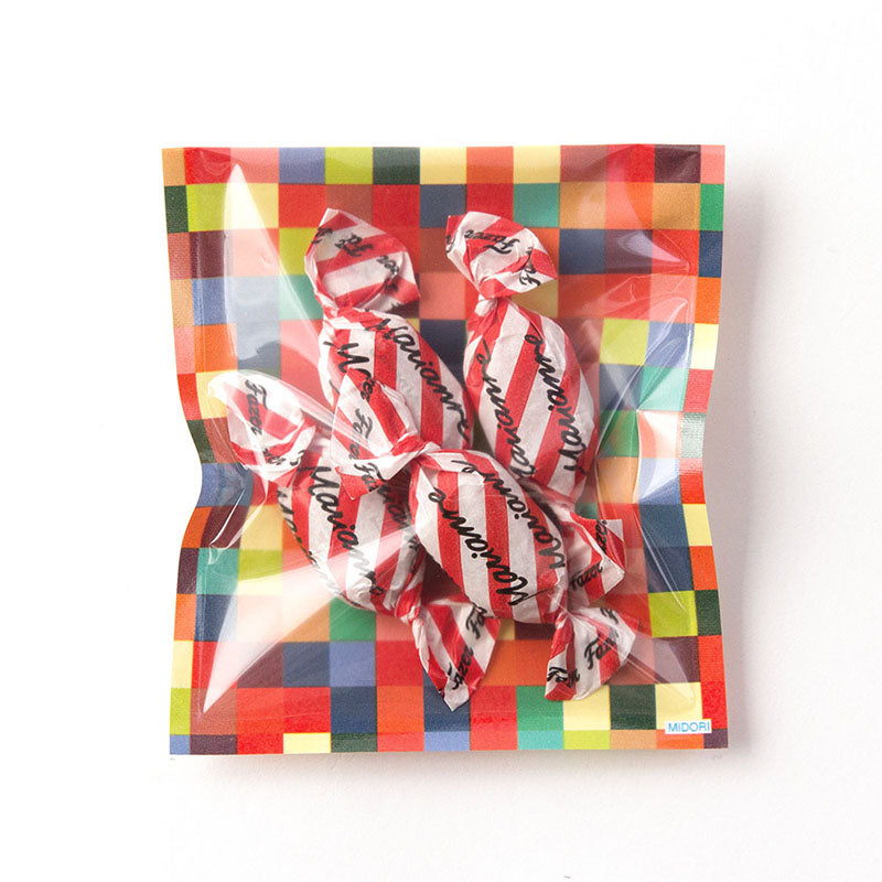 CHOTTO Clear Faced Bag S Mosaic Red