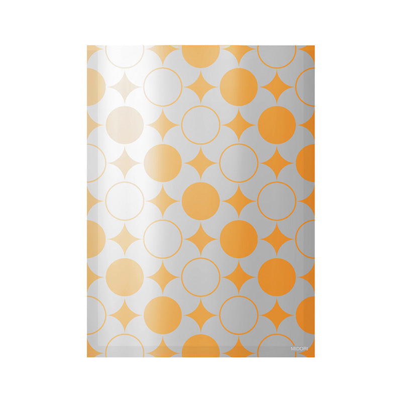 CHOTTO Clear Faced Bag S Metallic Circle & Star