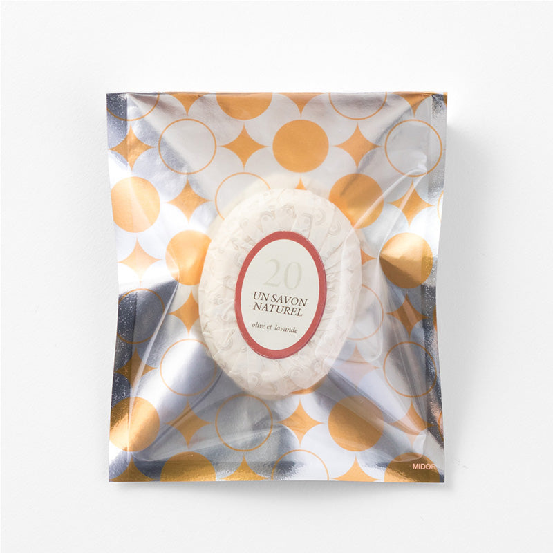 CHOTTO Clear Faced Bag S Metallic Circle & Star