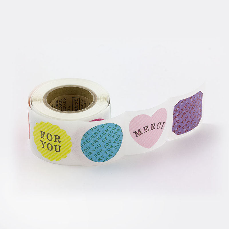 CHOTTO Roll Sticker Message Mix