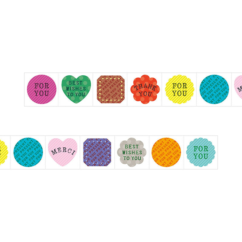 CHOTTO Roll Sticker Message Mix